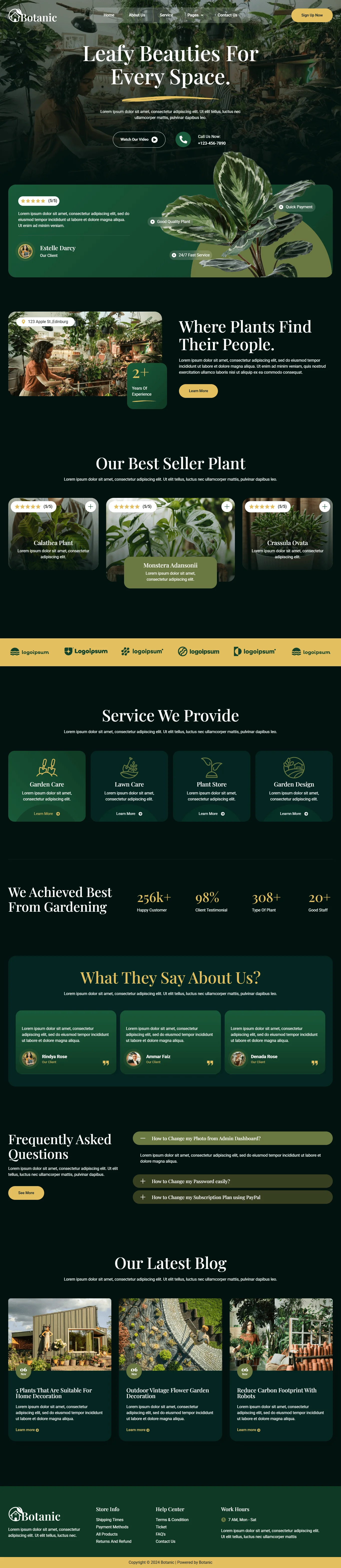 Landing Page 3D Design